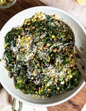 Kale salad web story poster image.