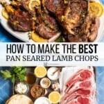 Pin image 3 for pan seared lamb chops.