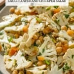 Pin image 2 for Moroccan cauliflower salad.