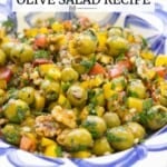 Pin image 2 for olive salad.