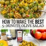 Pin image 3 for olive salad.