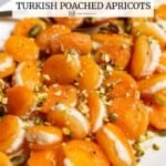 Pin image 2 for ricotta stuffed apricots.