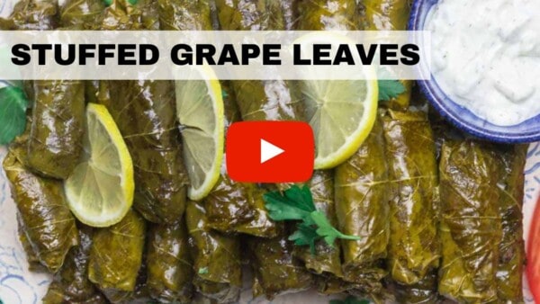 video for stuffed grape leaves.