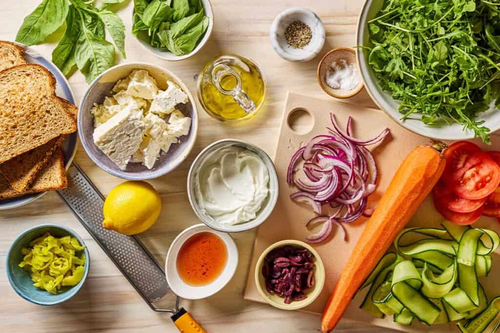 Veggie Sandwich Recipe | The Mediterranean Dish