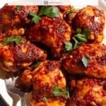 Harissa honey chicken pin image 2.