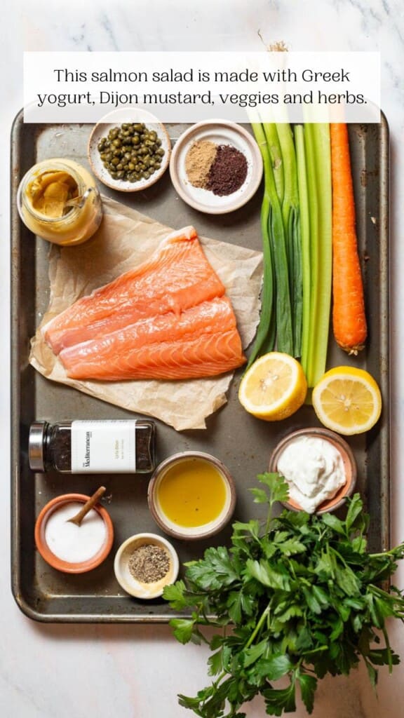 Salmon Salad - The Mediterranean Dish