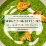 Pin image 2 for the Spring dinner recipes round up.