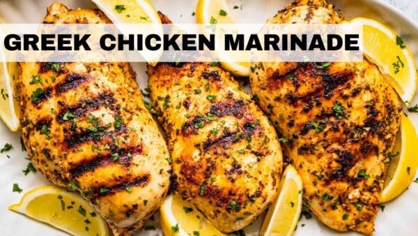 Video for Greek Chicken Marinade.