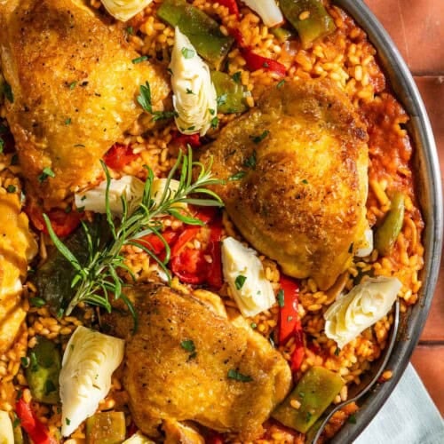 Chicken Paella (Paella de Pollo)
