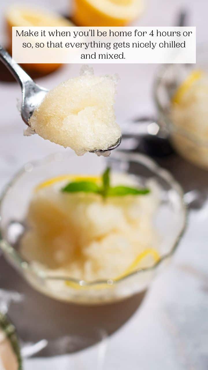 2-Ingredient Lemon Sorbet (Sorbetto al Limone) - The Mediterranean Dish