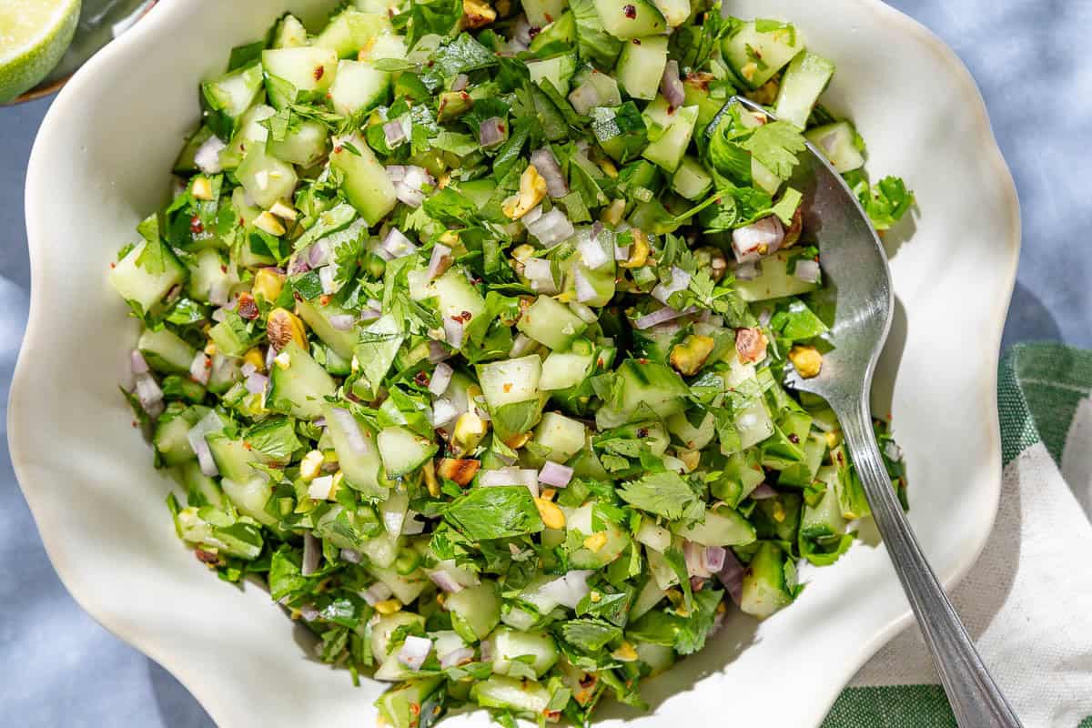 Cooling Cucumber Salsa—Mediterranean-Style-image