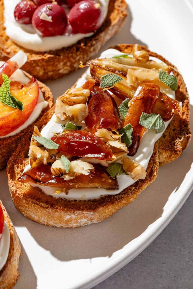 Ricotta Toast with 6 Easy Ways to Top It | The Mediterranean Dish
