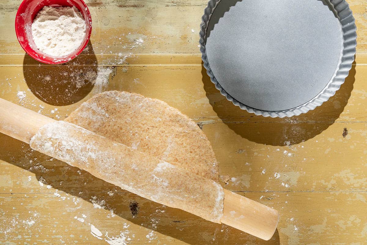 Rustic French Style Tomato Tart - 8