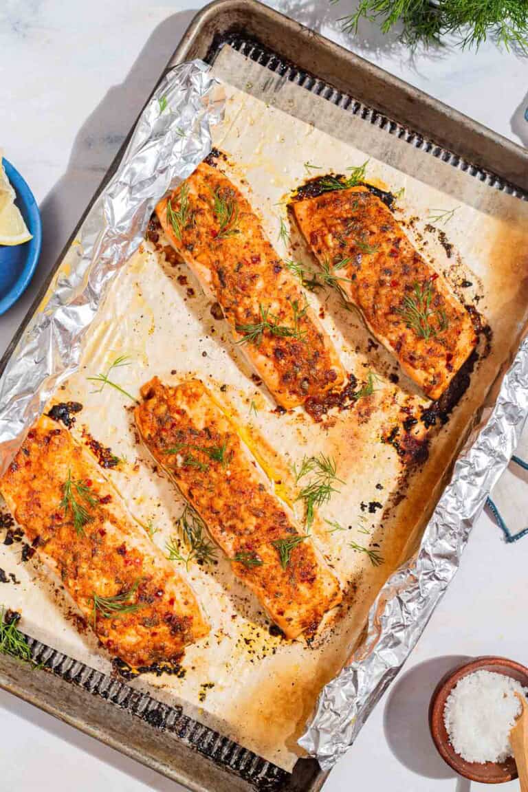 Baked Dijon Salmon Recipe | The Mediterranean Dish