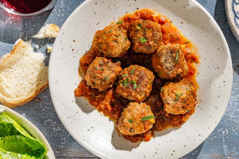 Albóndigas Spanish Meatballs Recipe The Mediterranean Dish
