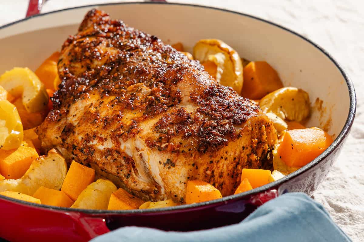 Pork Loin with Butternut Squash and Apples-image