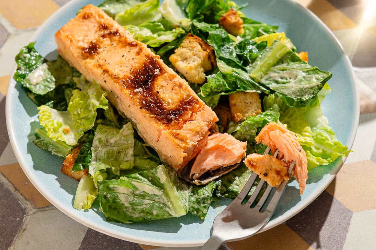 Salmon Caesar Salad-image
