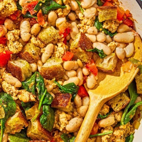 Healthy Ground Turkey Skillet Dinner | The Mediterranean Dish