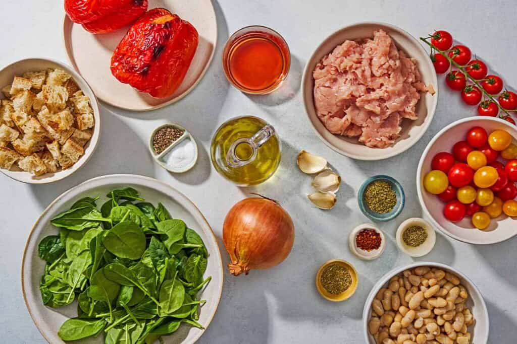 Healthy Ground Turkey Skillet Dinner | The Mediterranean Dish