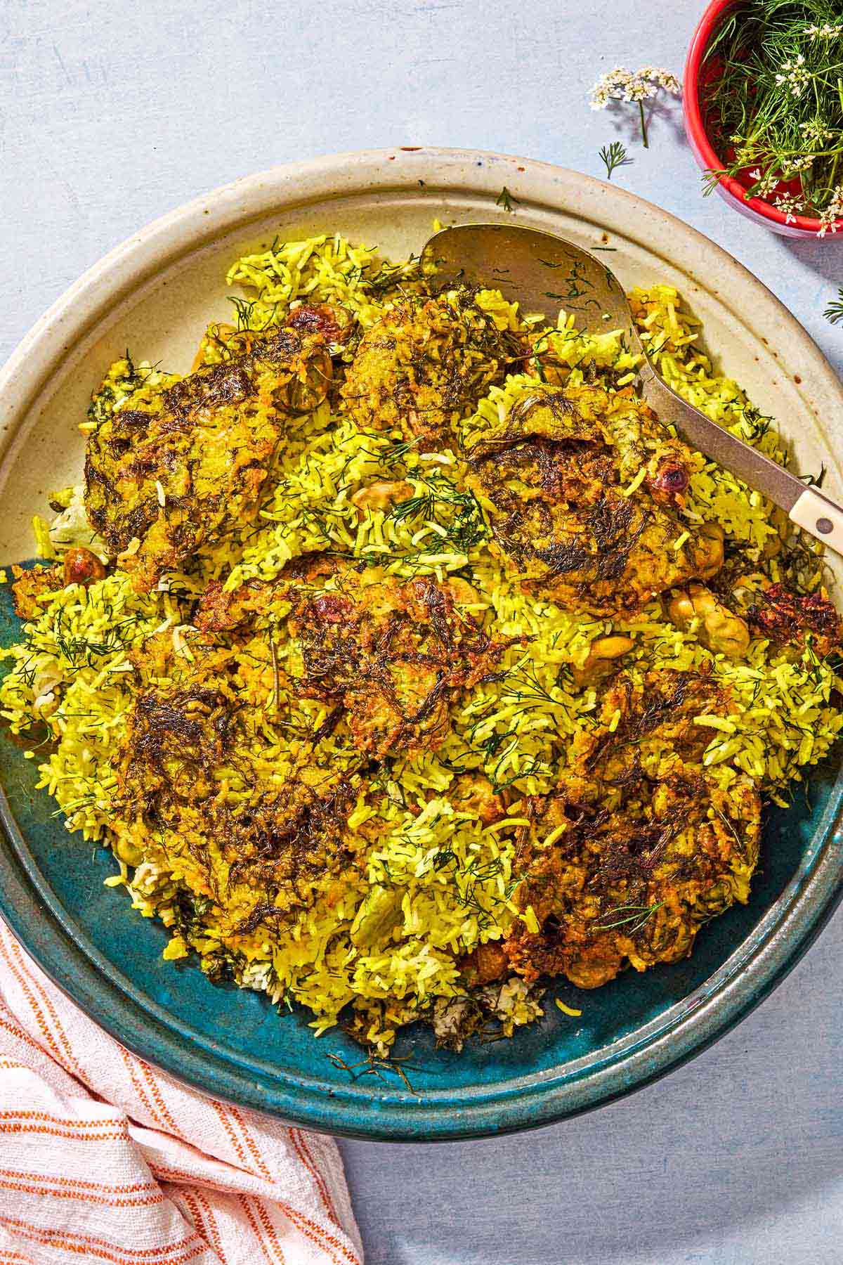 Baghali Polo (Persian Dill and Fava Bean Rice)-image