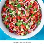 Mediterranean Salad pin image 1.