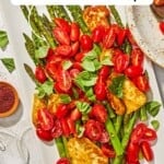 Roasted Asparagus Salad pin image 3.