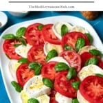 Caprese Salad pin image 2.