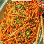 Carrot salad with herbs pin image 4.