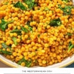 Spinach couscous pin image 1.