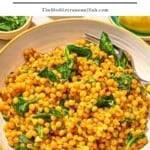 Spinach couscous pin image 2.