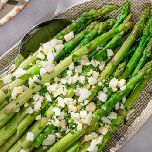 Steamed Asparagus with Eggs | The Mediterranean Dish