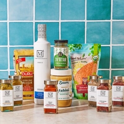 The Mediterranean Diet Starter Kit from The Mediterranean Dish shop.