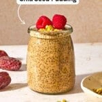 Chia seed pudding pin image 3.