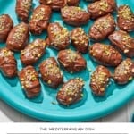 Chocolate covered dates pin image 1.