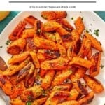 Roasted carrots pin image 2.