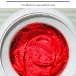 Strawberry sorbet pin image 1.