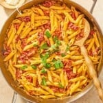 Sun dried tomato pasta pin image 3.