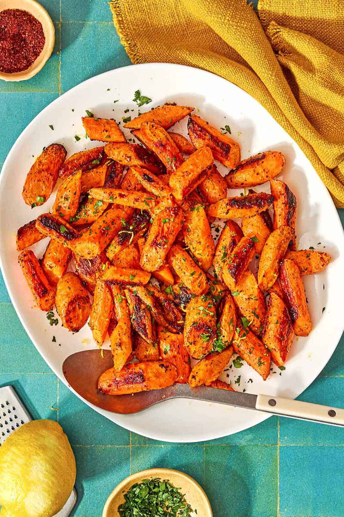 Gebratene Karotten mit Sumac