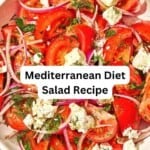 Tomato feta salad pin image 3.