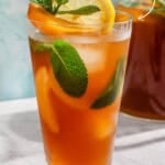 Peach tea pin image 2.