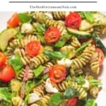 Pesto Pasta Salad pin image 1.