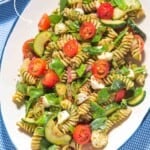 Pesto Pasta Salad pin image 2.