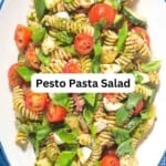 Pesto Pasta Salad pin image 3.