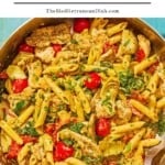 Chicken pasta pin image 1.