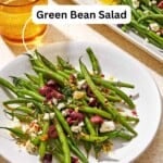Green bean salad pin image 2.