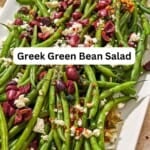 Green bean salad pin image 3.