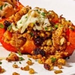 Grilled stuffed peppers pin image 2.