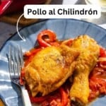 Pollo al Chilindrón Chicken and Peppers pin image 2.