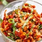 Sun dried tomato salsa pin image 2.