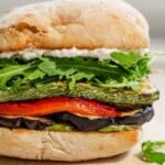 Roasted vegetable sandwich pin image 3.